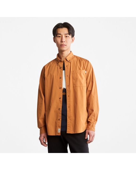 Timberland Outdoor Heritage Washed Poplin Shirt For In Light