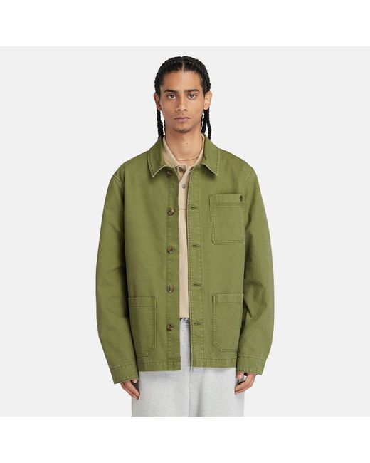 Timberland Washed Canvas Chore Jacket For