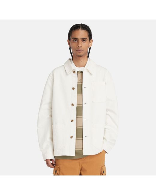 Timberland Washed Canvas Chore Jacket For