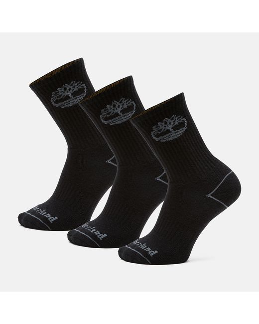 Timberland All Gender 3 Pack Bowden Crew Socks