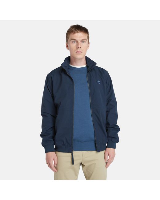 Timberland Water-resistant Bomber Jacket For Dark Navy