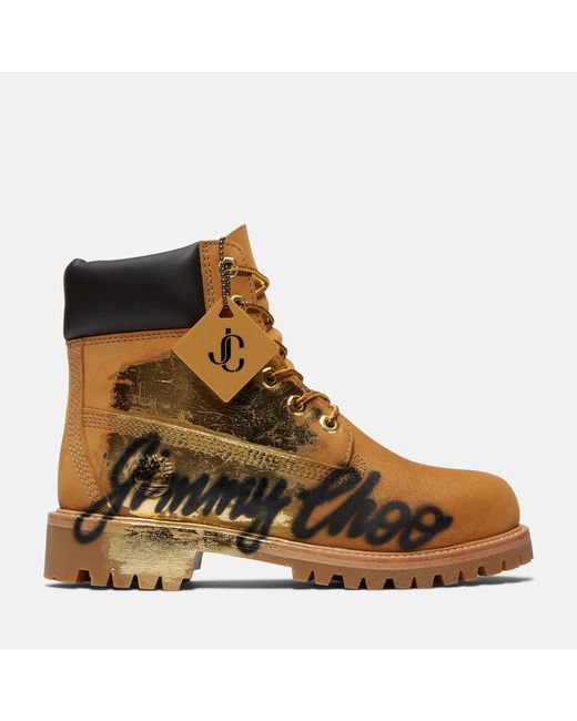 Timberland Jimmy Choo X Spray-painted Boot For Yellow Light