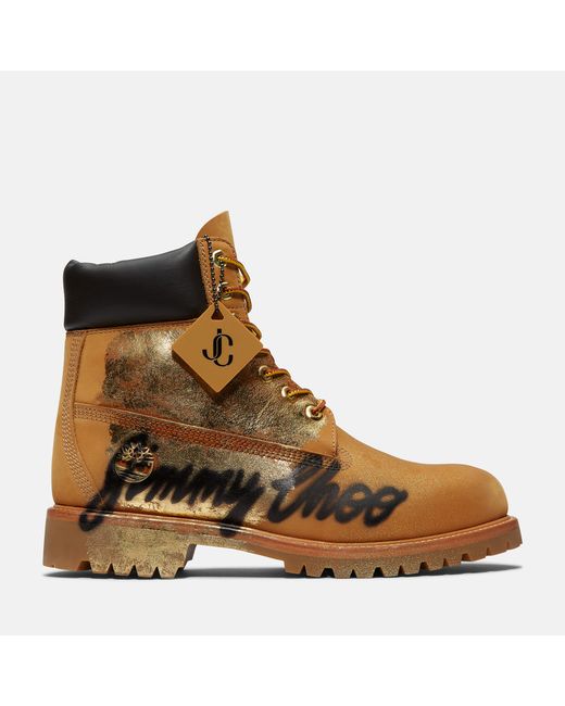 Timberland Jimmy Choo X Spray-painted Boot For Yellow Light