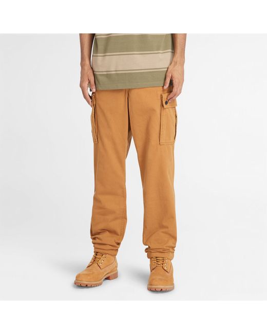 Timberland Twill Cargo Trousers For Dark