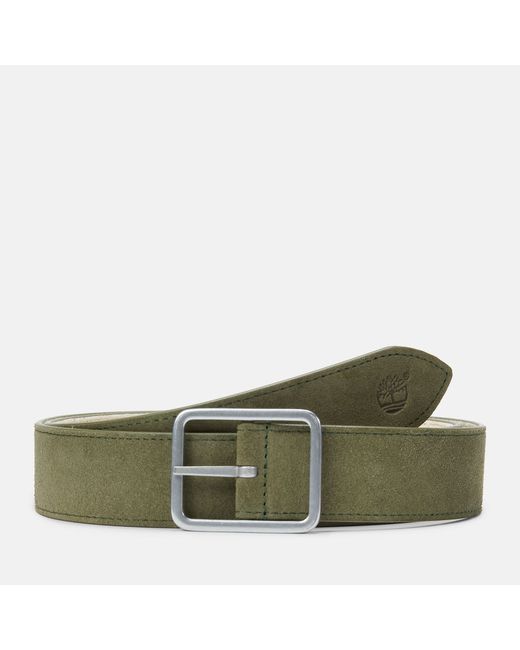 Timberland Reversible Canvas And Leather Belt For