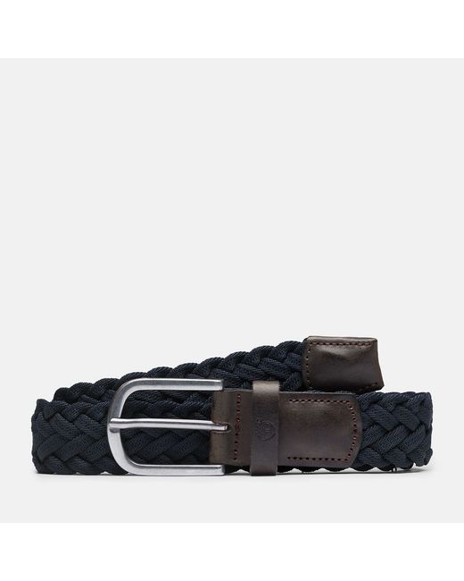Timberland 1.4/35mm Braided Belt For Navy