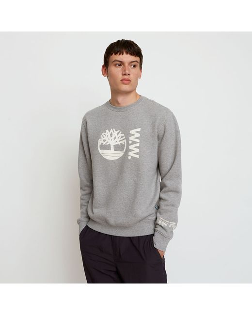 Timberland X Woodwood Crew Sweatshirt For Grey