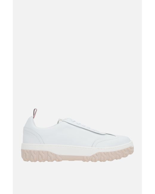 Thom Browne smooth leather sneakers Man
