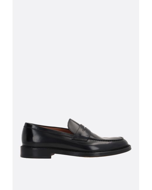Doucal's brushed leather loafers Man