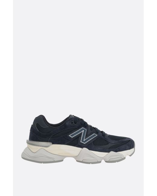 New Balance 9060 suede and mesh sneakers Man