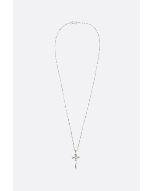 Emanuele Bicocchi Dagger-Cross 925 sterling chain necklace Man