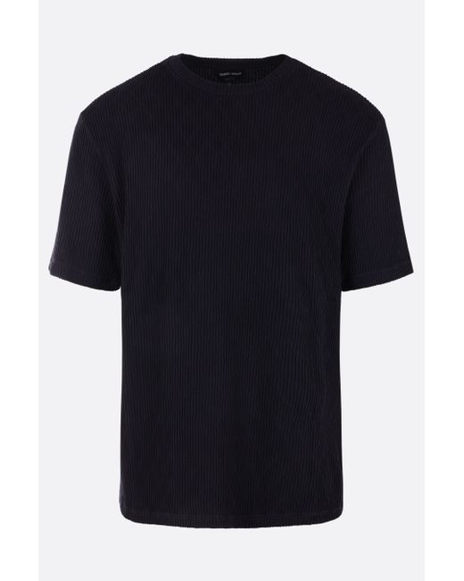 Giorgio Armani viscose blend jacquard jersey t-shirt Man