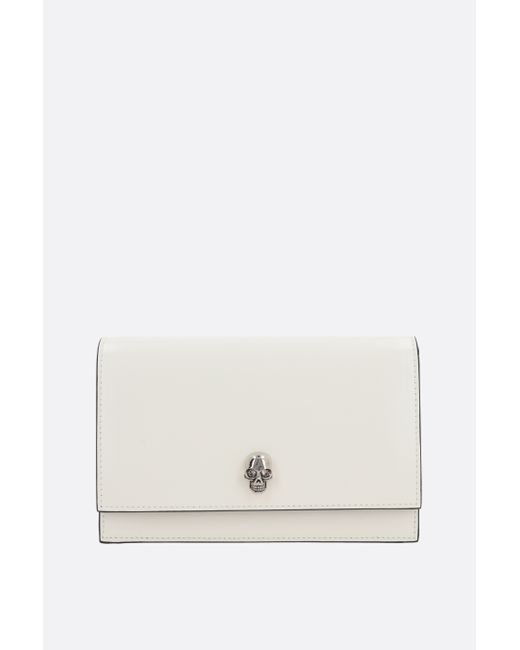 Alexander McQueen Skull small smooth leather shoulder bag