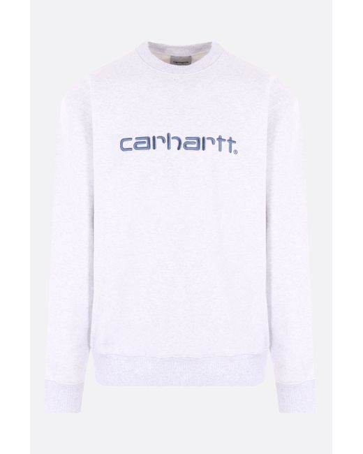 Carhartt Wip logo embroidered fleece sweatshirt Man