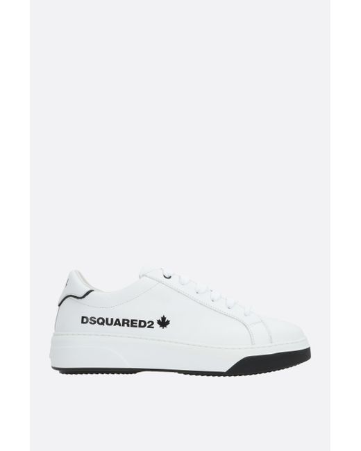 Dsquared2 Bumper smooth leather sneakers Man