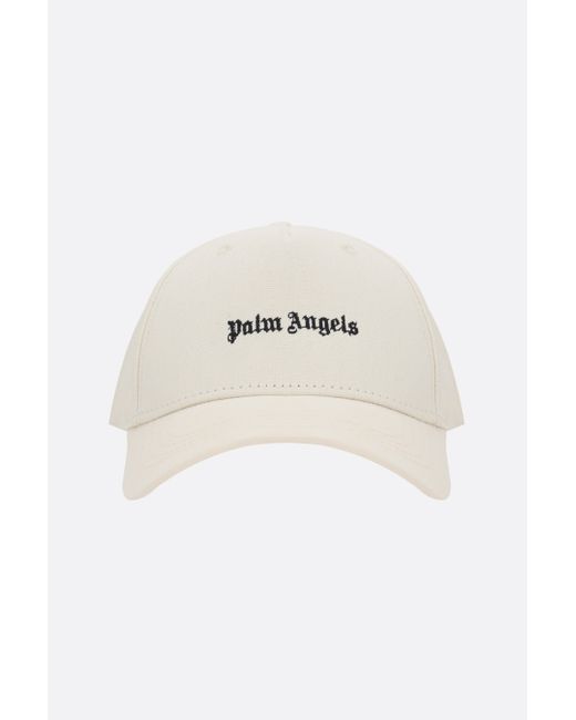 Palm Angels Classic Logo canvas baseball cap Man