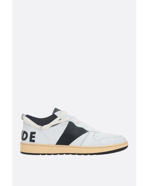 Rhude Rhecess smooth leather sneakers Man