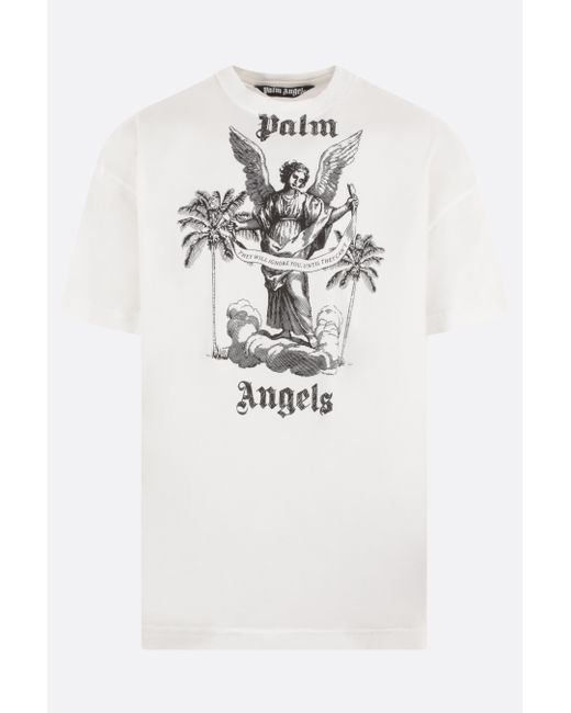 Palm Angels University logo printed jersey t-shirt Man