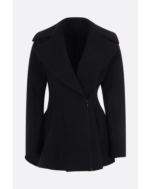 Alaïa Princess double-breasted stretch wool blend coat