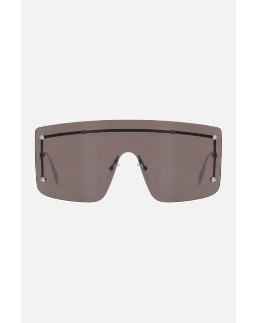 Alexander McQueen Spike Studs metal mask sunglasses