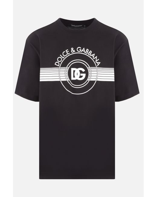 Dolce & Gabbana logo printed cotton t-shirt Man