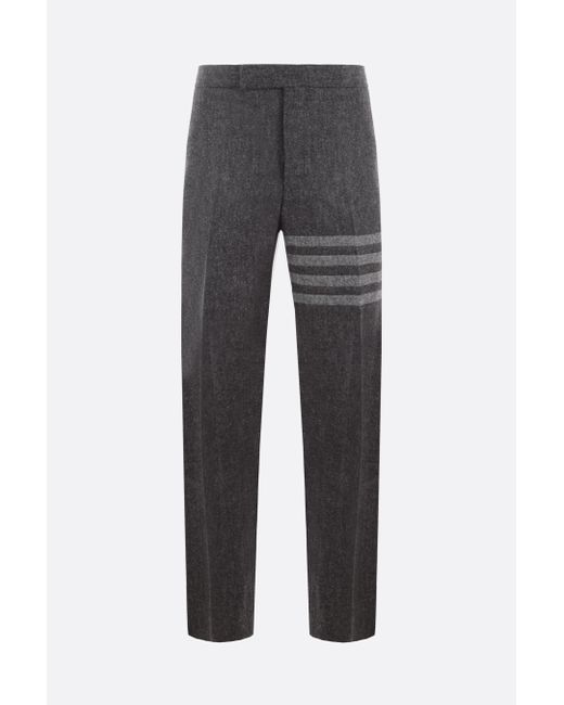 Thom Browne 4bar wool straight-leg pants Man