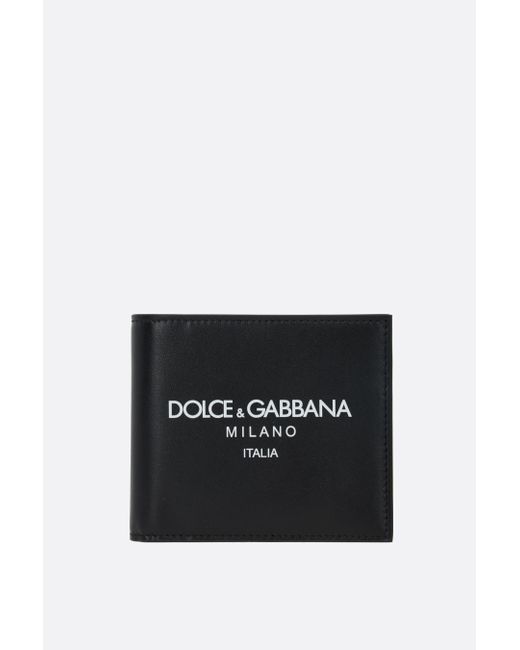 Dolce & Gabbana logo-detailed smooth leather billfold wallet Man