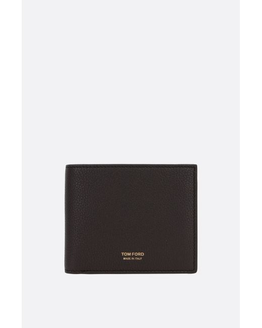 Tom Ford grainy leather billfold wallet Man