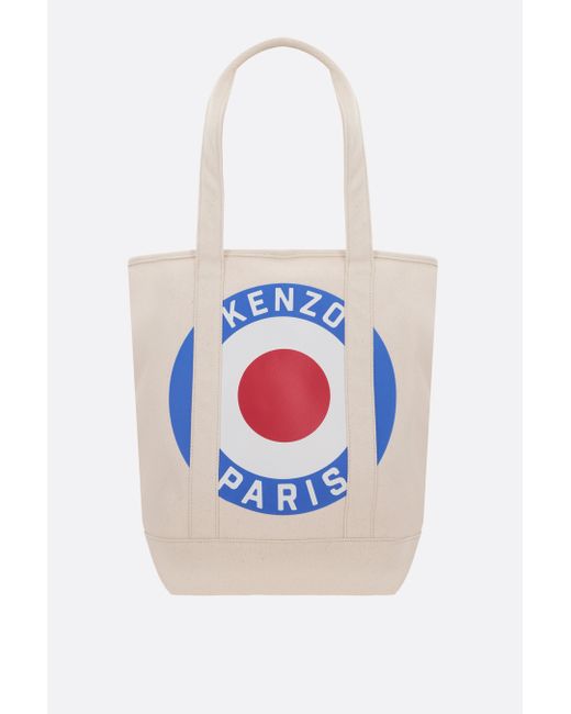 Kenzo Target canvas tote bag