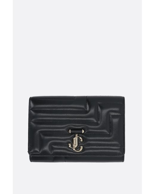 Jimmy Choo Avenue quilted nappa clutch