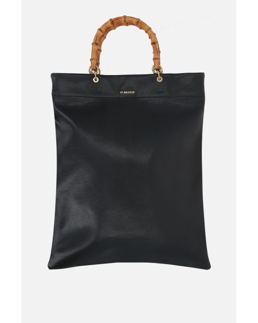 Jil Sander smooth leather medium tote bag