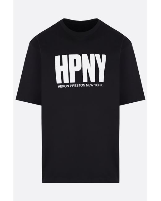 Heron Preston Reg HPNY logo printed organic cotton t-shirt Man