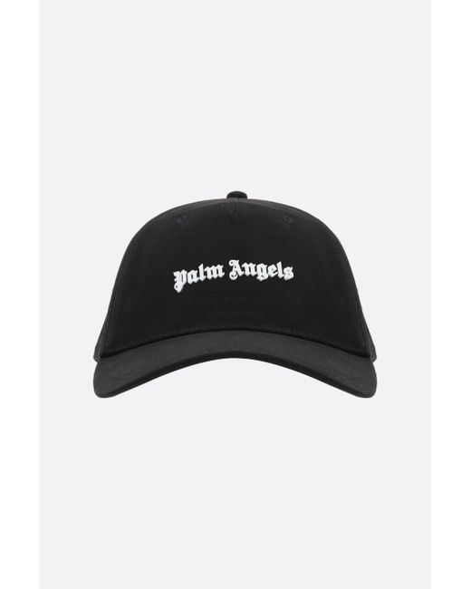 Palm Angels logo print drill baseball cap Man