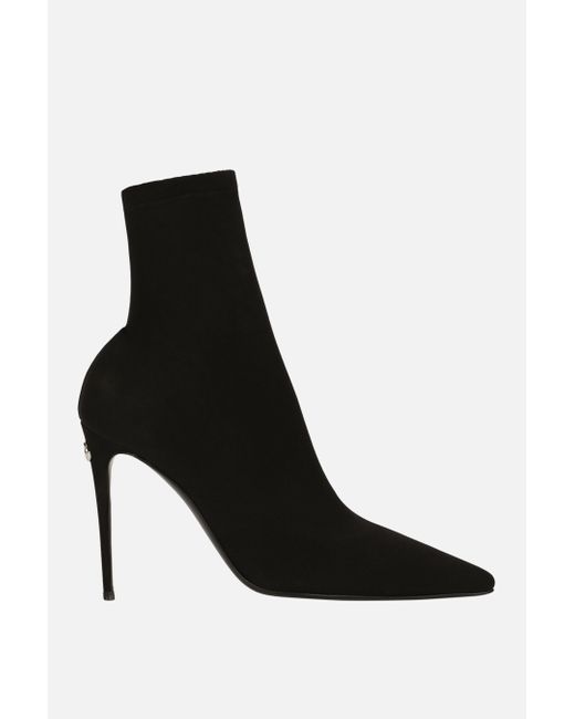 Dolce & Gabbana stretch jersey ankle boots