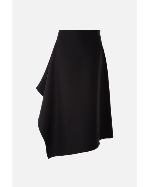 Bottega Veneta double canvas asymmetric skirt