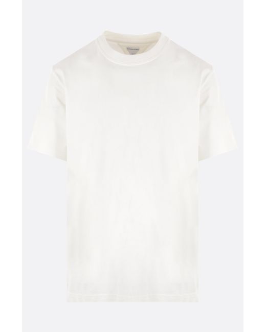 Bottega Veneta cotton oversized t-shirt with logo embroidery Man