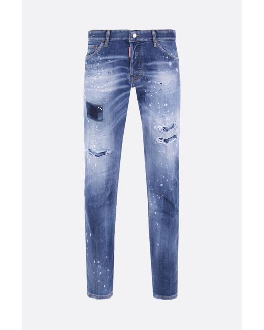 Dsquared2 Cool Guy cropped distressed-effect jeans Man