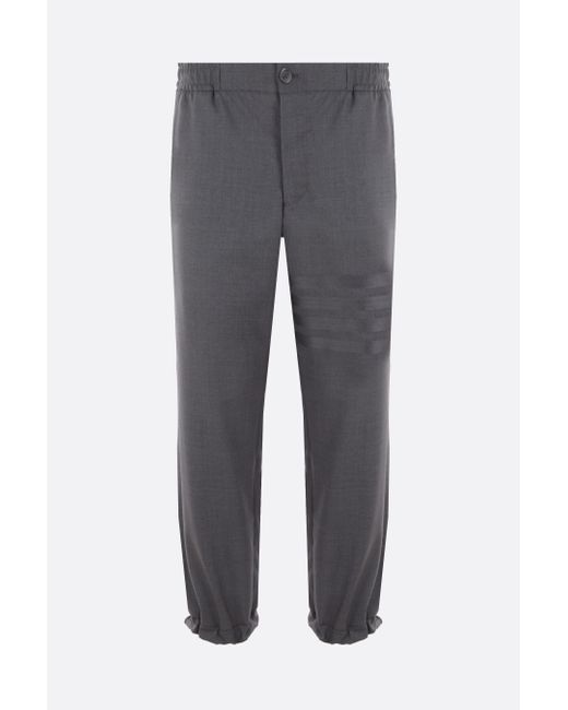 Thom Browne 4bar wool regular-fit pants Man