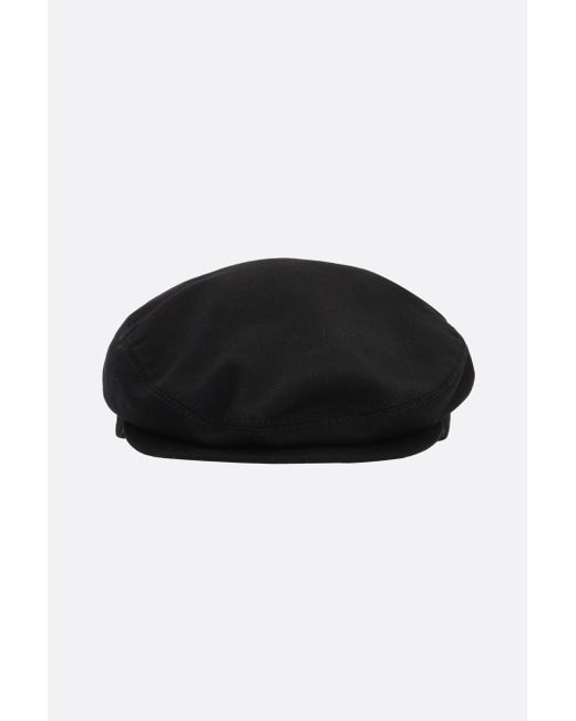 Dolce & Gabbana logo plate-detailed twill flat cap Man