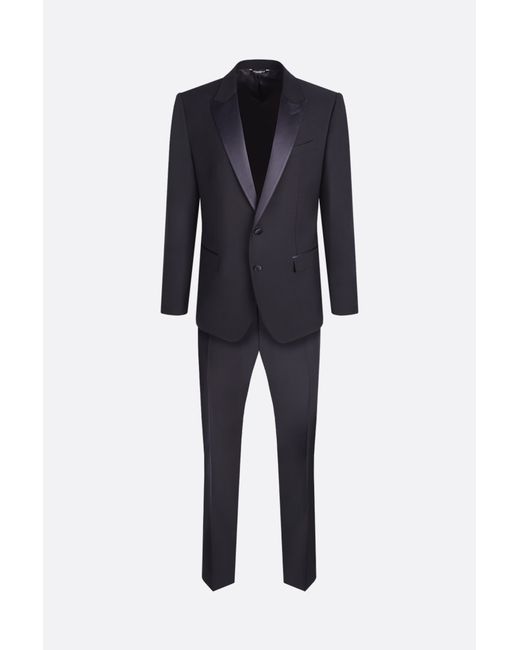 Dolce & Gabbana wool and silk blend three-pieces tuxedo suit Man