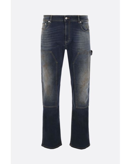 Represent Carpenter stretch denim baggy-fit jeans Man