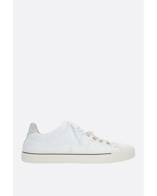 Maison Margiela New Evolution smooth leather and canvas sneakers Man