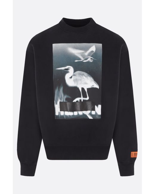 Heron Preston Censored organic jersey oversized sweatshirt Man