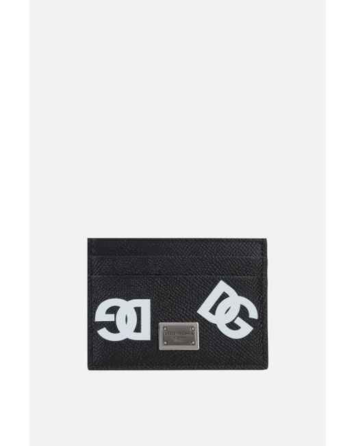 Dolce & Gabbana DG print Dauphine leather card case Man