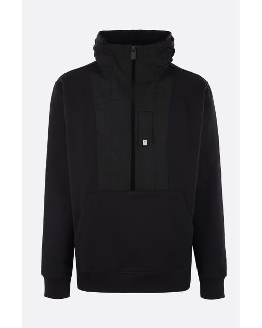 1017 Alyx 9Sm fleece oversized hoodie with nylon insert Man