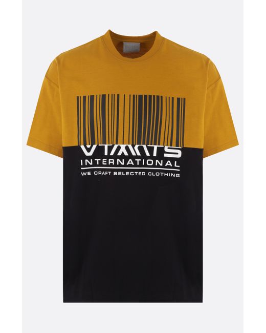 Vtmnts International cotton oversized t-shirt Man