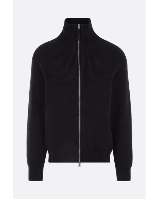 Tom Ford wool and cashmere full-zip cardigan Man