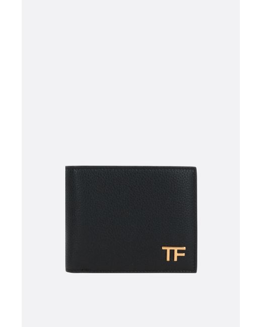 Tom Ford grainy leather billfold wallet Man