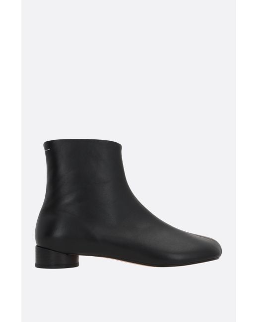 Mm6 Maison Margiela smooth leather ankle boots Man