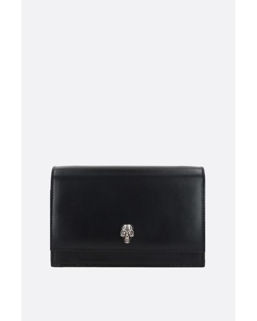 Alexander McQueen Skull small smooth leather shoulder bag